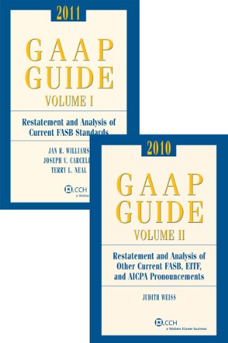 GAAP Guide Combo (2011) (9780808024880) by Jan R. Williams; Joseph V. Carcello; Terry Neal; Judith Weiss