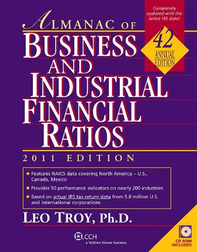9780808024958: Almanac of Business and Industrial Financial Ratios 2011