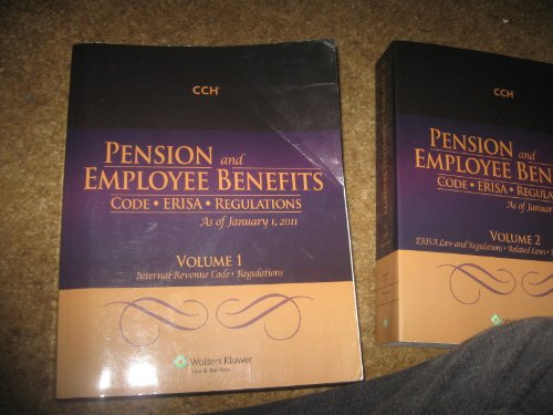 Imagen de archivo de Pension and Employee Benefits Code ERISA as of January 1, 2011 (Volume 1) a la venta por HPB-Red
