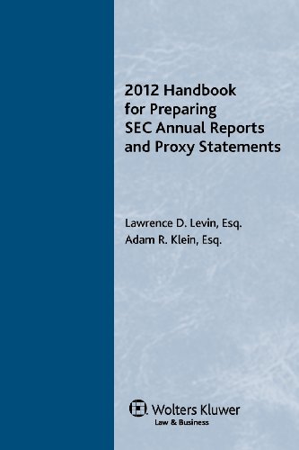 9780808028185: 2012 Handbook for Preparing SEC Annual Reports and Proxy Statements