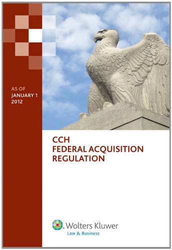 Imagen de archivo de Federal Acquisition Regulation (FAR) as of January 1, 2012 a la venta por Wonder Book