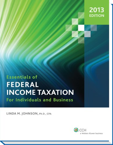 Stock image for Essentials of Federal Income Taxation for Individuals and Business (2013) for sale by The Book Spot
