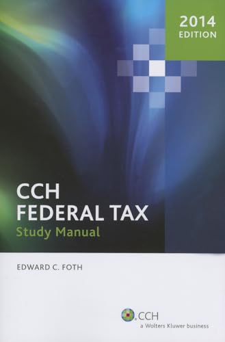 Beispielbild fr CCH Federal Tax Study Manual zum Verkauf von ThriftBooks-Dallas