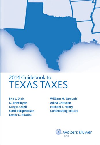 Beispielbild fr Texas Taxes, Guidebook to (2014) zum Verkauf von HPB-Red