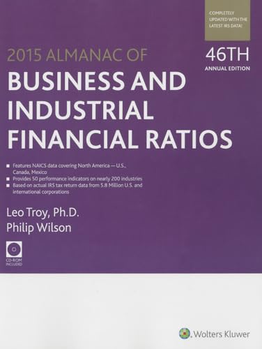 9780808038290: Almanac of Business and Industrial Financial Ratios 2015