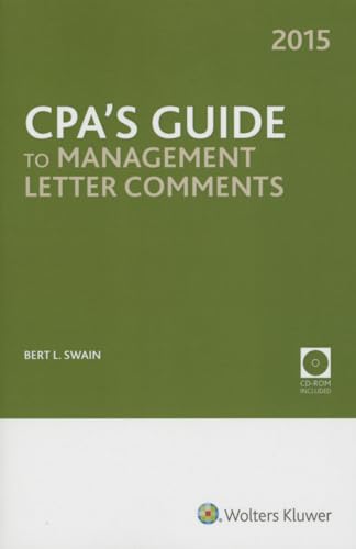 9780808039136: CPA's Guide to Management Letter Comments 2015