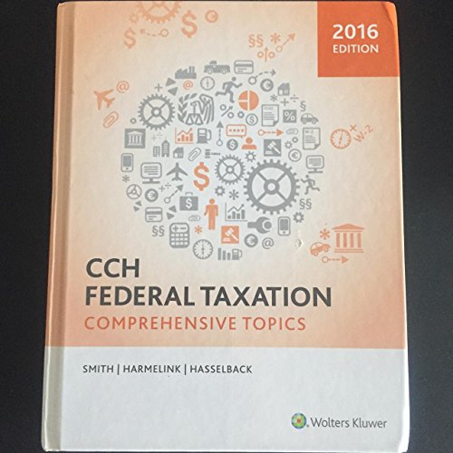 Beispielbild fr Federal Taxation : Comprehensive Topics (2016) zum Verkauf von Better World Books