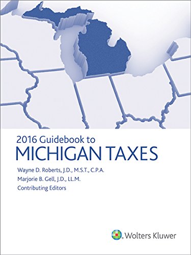 Imagen de archivo de Michigan Taxes, Guidebook to (2016) a la venta por POQUETTE'S BOOKS