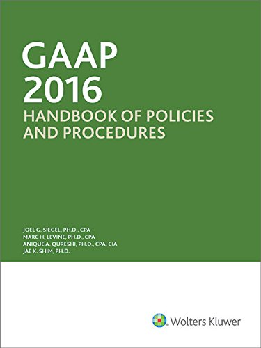 Imagen de archivo de GAAP Handbook of Policies and Procedures (2016) a la venta por Unique Books For You