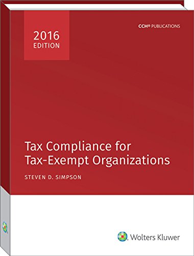 9780808044215: Tax Compliance for Tax-Exempt Organizations (2016)