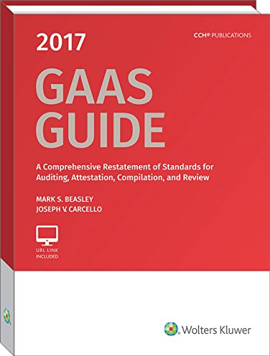 9780808044437: GAAS Guide, 2017: A Comprehensive Restatement of Standards for Auditing, Attestation, Compilation, and Review