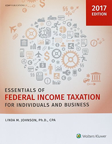 Imagen de archivo de Essentials of Federal Income Taxation for Individuals and Business (2017) a la venta por Better World Books