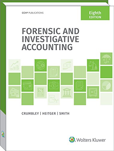 Imagen de archivo de Forensic and Investigative Accounting (8th Edition) a la venta por SGS Trading Inc