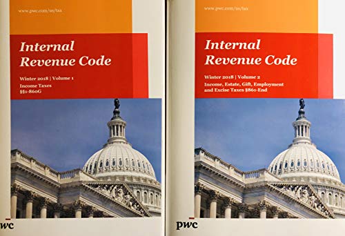 INTERNAL REVENUE CODE Income Estate Gift Employment and Excise Taxes
Winter 2018 Edition Internal Revenue Code Winter Epub-Ebook