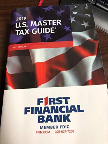 Stock image for U.S. Master Tax Guide (2019) for sale by Better World Books