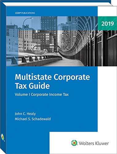 Beispielbild fr Multistate Corporate Tax Guide, 2019 Edition (2 Volumes) zum Verkauf von Buchpark