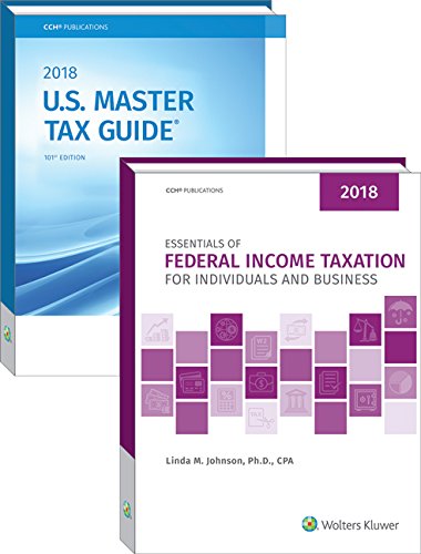 Imagen de archivo de Essentials of Federal Income Taxation for Individuals and Business & U.S. Master Tax Guide Book Bundle (2018) a la venta por Textbooks_Source