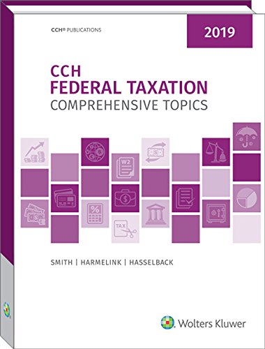 Imagen de archivo de CCH Federal Taxation 2019: Comprehensive Topics a la venta por SGS Trading Inc