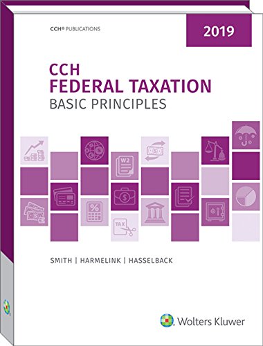 Beispielbild fr Federal Taxation - Basic Principles 2019 zum Verkauf von HPB-Red