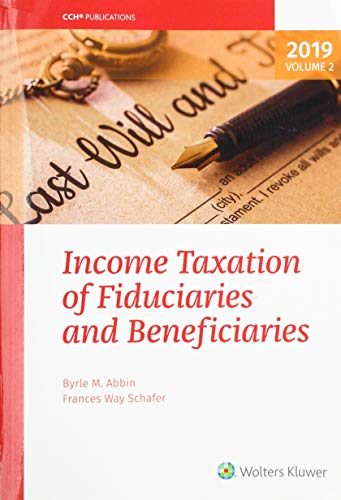 Stock image for Income Taxation of Fiduciaries and Beneficiaries 2019 for sale by Revaluation Books