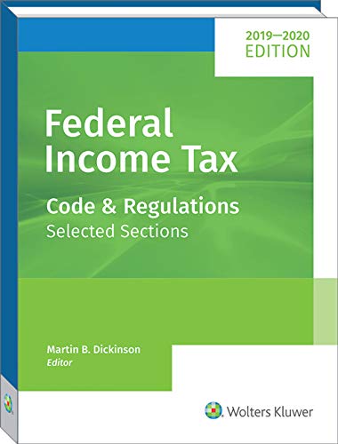 Beispielbild fr Federal Income Tax: Code and Regulations - Selected Sections 2019-2020 zum Verkauf von SecondSale