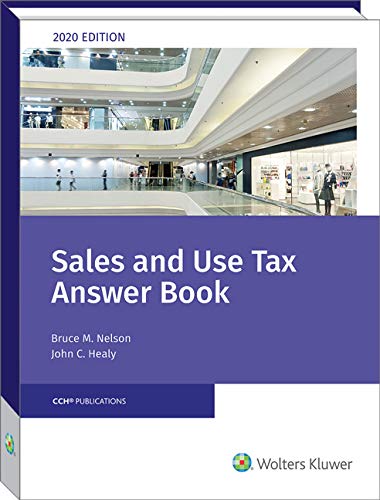 Beispielbild fr Sales and Use Tax Answer Book (2020) zum Verkauf von Buchpark