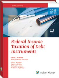 Stock image for Federal Income Taxation of Debt Instruments - 2020 Edition for sale by Revaluation Books