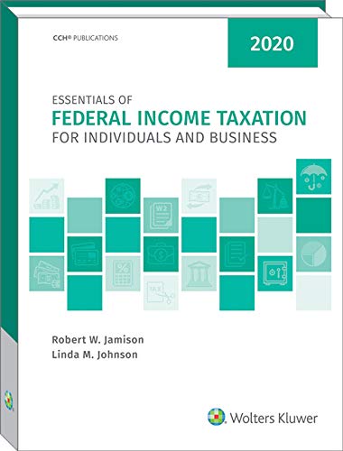 Stock image for Essentials of Federal Income Taxation for Individuals and Business 2020 for sale by Books Unplugged
