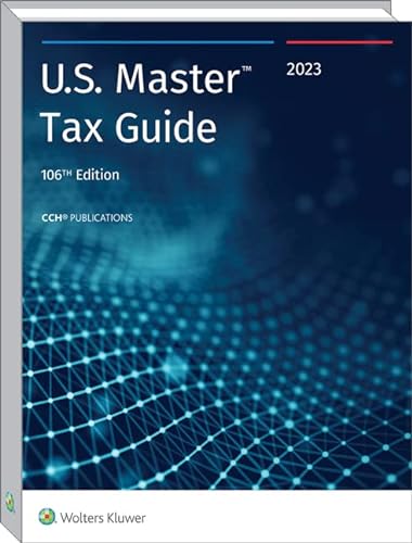 Beispielbild fr U.S. Master Tax Guide (2023) zum Verkauf von HPB-Red