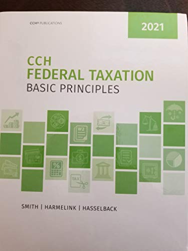 Stock image for CCH Federal Taxation 2021: Basic Principles for sale by Revaluation Books