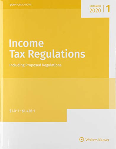 Beispielbild fr Income Tax Regulations, Summer 2020 Edition zum Verkauf von BooksRun