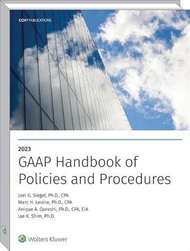 Stock image for GAAP Handbook of Policies and Procedures (2023) for sale by HPB-Red