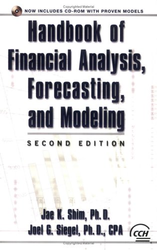 Handbook of Financial Analysis Forecasting and Modeling (9780808089094) by Jae K. Shim; Joel G. Siegel; Nick Dauber