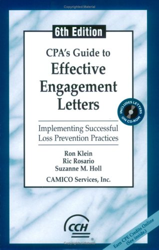 Imagen de archivo de CPA's Guide to Effective Engagement Letters (Sixth Edition) a la venta por ThriftBooks-Dallas