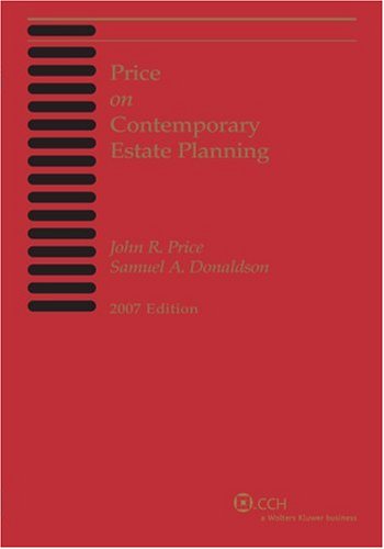 9780808090564: Price on Contemporary Estate Planning