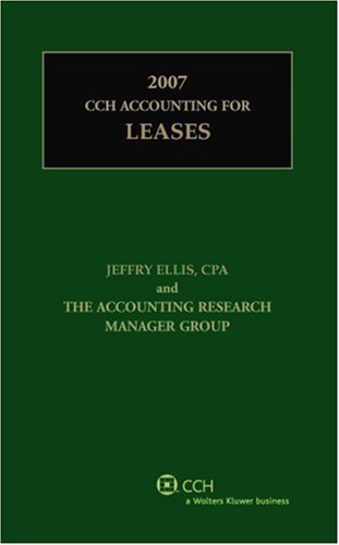 9780808090687: CCH Accounting for Leases (2007)