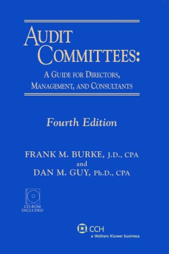 Stock image for Audit Committees: A Guide for Directors, Management, and Consultants (with CD-ROM) for sale by Sunny Day Books