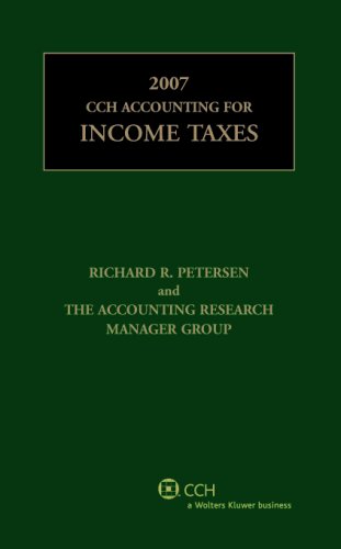Imagen de archivo de Cch Accounting for Income Taxes a la venta por ThriftBooks-Atlanta