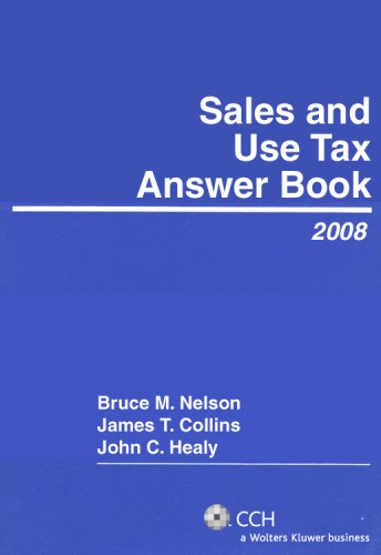 9780808091547: Sales and Use Tax Answer Book 2008