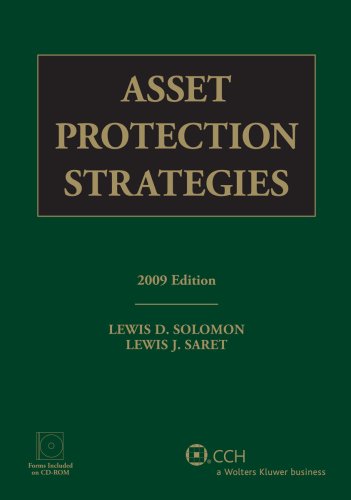 9780808092117: Asset Protection Strategies, 2009 Edition (with CD)