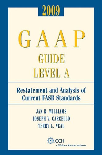 9780808092186: 2009 GAAP Guide Level A (MILLER GAAP GUIDE)
