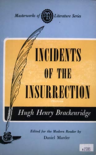 Stock image for Incidents of the Insurrection (Masterworks of Literature) for sale by HPB-Ruby