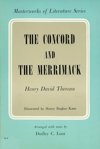 Beispielbild fr Concord and the Merrimack (Masterworks of Literature) zum Verkauf von Ebooksweb