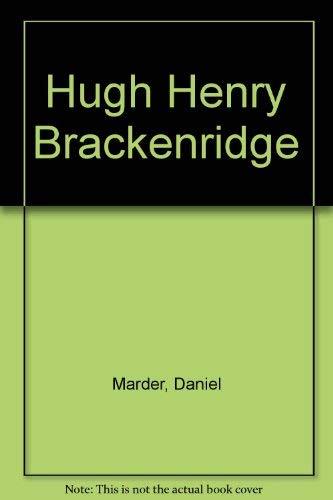 Stock image for Hugh Henry Brackenridge for sale by RPL Library Store