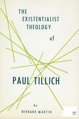 The Existential Philosophy of Paul Tillich (9780808404002) by Martin, Bernard