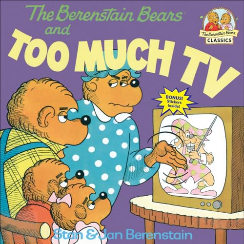 Imagen de archivo de The Berenstain Bears And Too Much TV (Turtleback School & Library Binding Edition) (Berenstain Bears (8x8)) a la venta por SecondSale