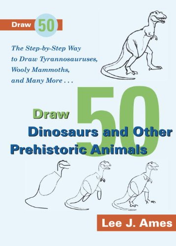 Imagen de archivo de Draw 50 Dinosaurs And Other Prehistoric Animals (Turtleback School & Library Binding Edition) a la venta por Wonder Book