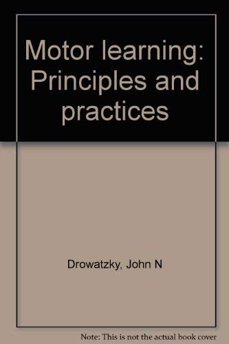 9780808704959: Title: Motor learning Principles and practices
