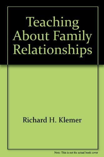 Beispielbild fr Teaching about family relationships zum Verkauf von HPB-Red
