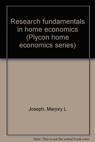 Stock image for Research fundamentals in home economics (Plycon home economics series) for sale by Phatpocket Limited